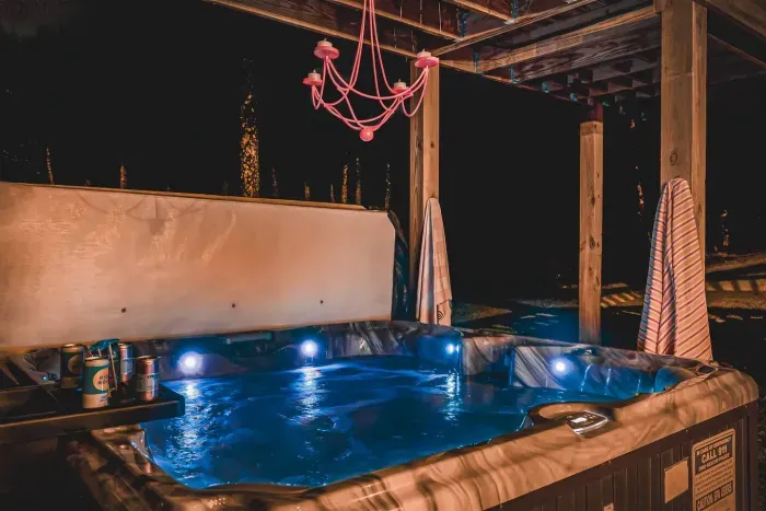 Day or night, the hot tub is your spot to relax sore ski legs, share stories, or simply soak in the peace of the mountains