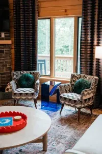 Your coziest brainstorming nook... for tomorrow’s hike plans, tall tales, or plotting your next big adventure