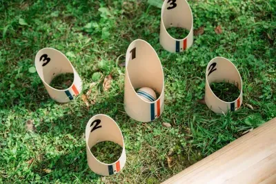 A Camp Kindred twist on bocce:  Easy to learn, hard to stop — bocce roll is perfect for all ages
