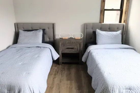 Twin XL beds (2) are perfect for this space!