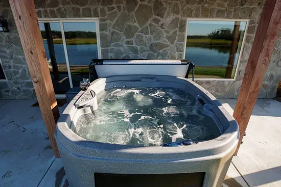 Let your troubles melt away in our brand new hot tub spa!