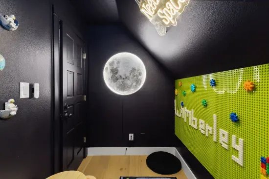 Moonlight in Kids Playroom
