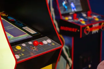 Arcade Games in Game Room