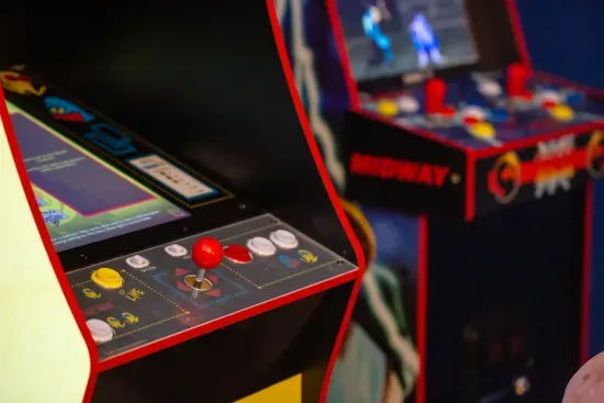 Arcade Games in Game Room