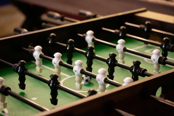 Foosball table in Game Room