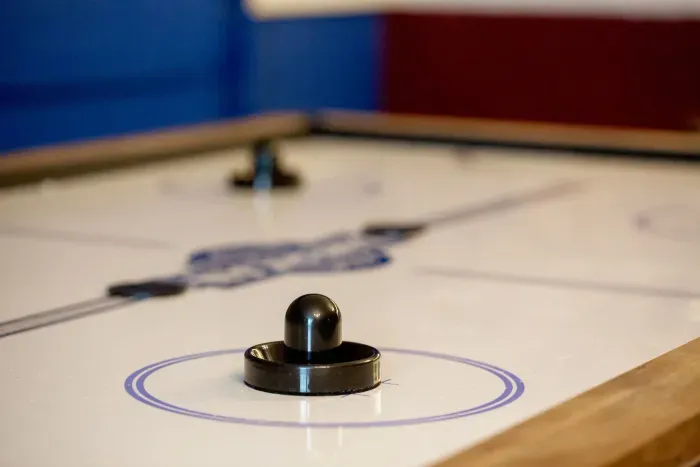 Air Hockey in Game Room