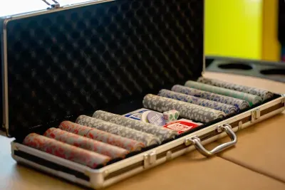 Poker Table in Game Room