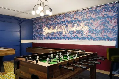 Game Room with Foosball Table