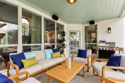 Patio to enjoy the views
