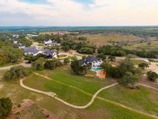 Walking/biking path behind the house