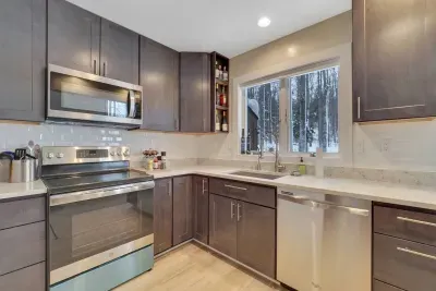 Main ground level kitchen