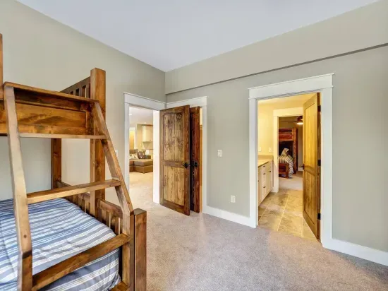 Jack and Jill Bathroom w/ shower for bedroom #4 and #5 additional bathroom with tub also in lower as well