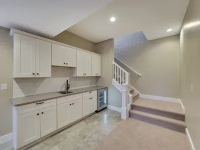 Lower Level stocked with coffee/hot chocolate 