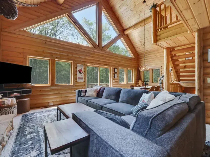 Upper main living room