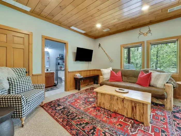 Lower level family room