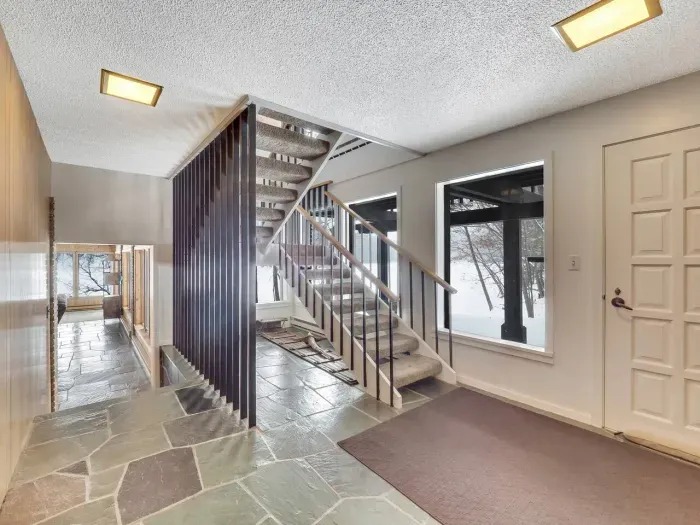 Lower level entry