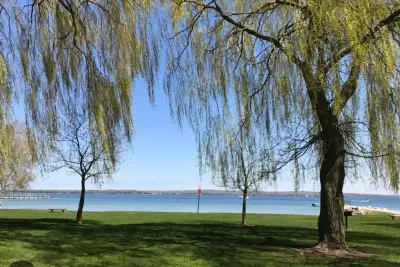 Ferry Beach down the road