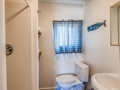 Bathroom space.