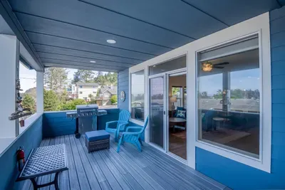 Deck with BBQ