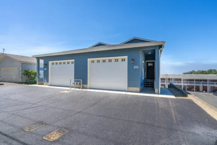 Exterior or Townhome - Unit on Right