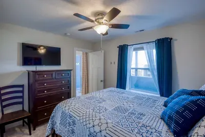 Queen Size Bed Downstairs