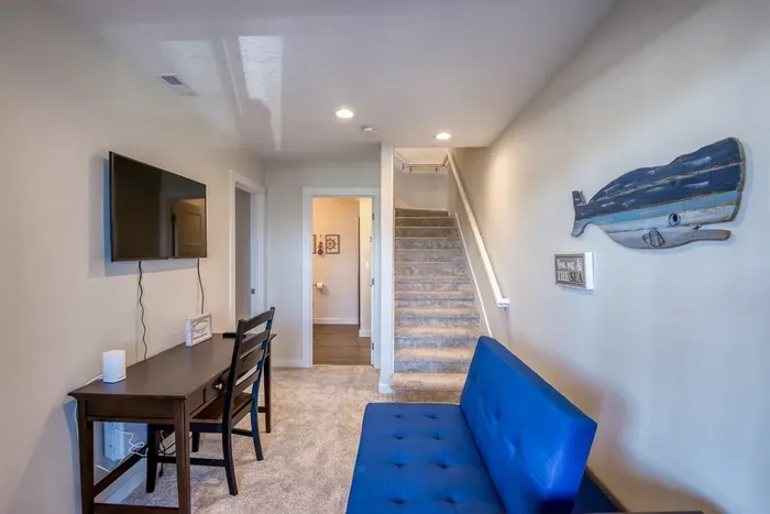 Gaming Area - Stairs Up to Main Living