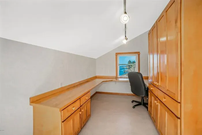 If you must work, there's an office area in the upstairs master with a view of the Bay.