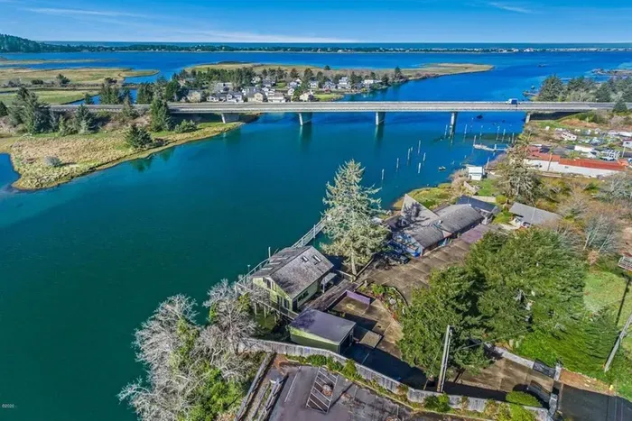 View of the Siletz Bay.