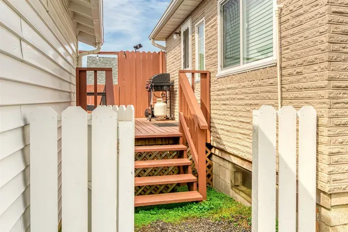Steps up to Deck / Back Door