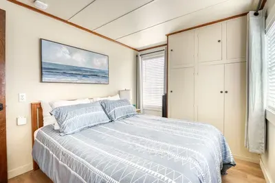 Queen Bed and Wardrobe