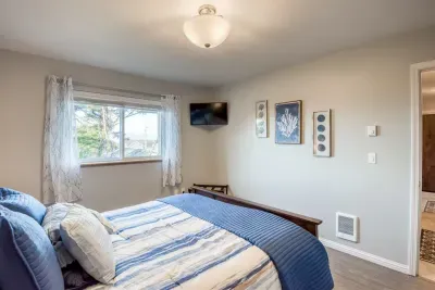 Bedroom with TV