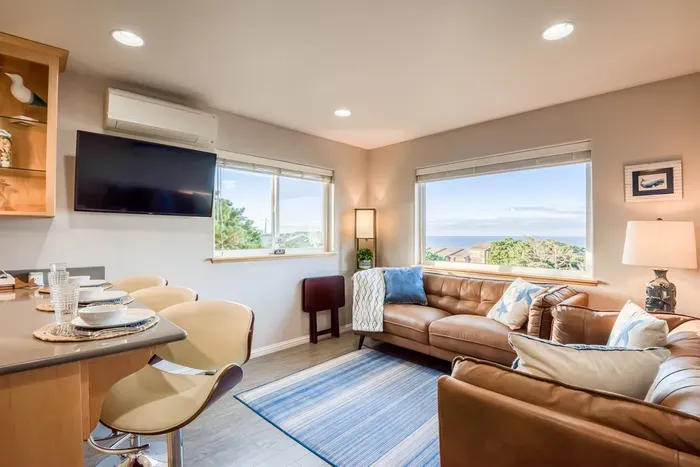 Main Living area with Peeks of the Pacific