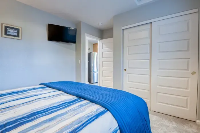 Ample Closet Space Upstairs Bed