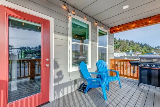 Deck with BBQ Grill