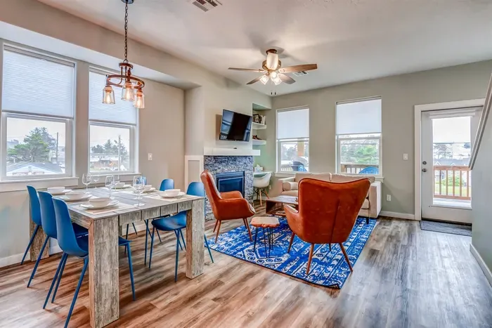 Living Room and Dining Area
