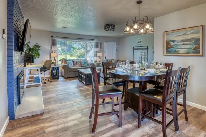 Dining and Family Room - Notice the Desk for working