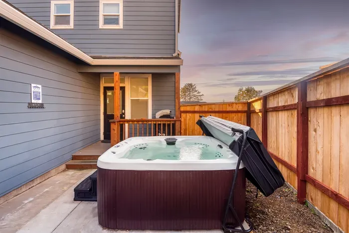 Back Patio Hot Tub