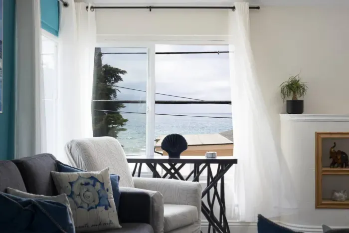 Ocean views from your living room! right when you walk in