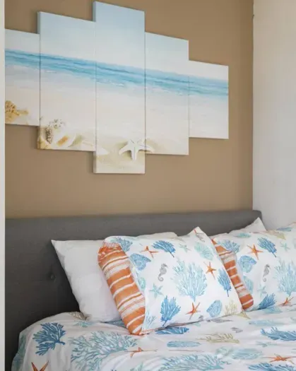 Bedroom 2 is a queen bed