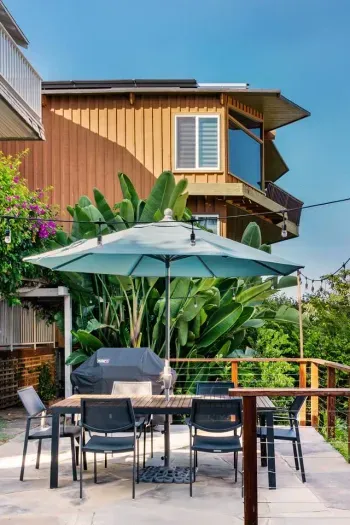 Weber gas BBQ, fully stocked