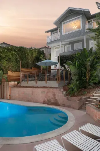 Private swimming pool for exclusive relaxation.