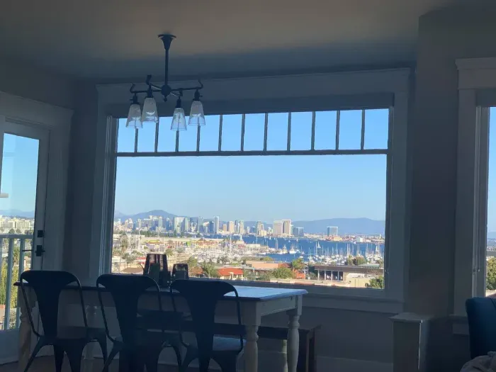 Panoramic views from the upstairs dining area!