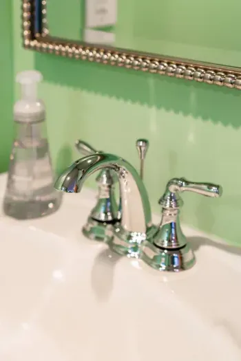 Sleek and modern faucet for convenience and style.