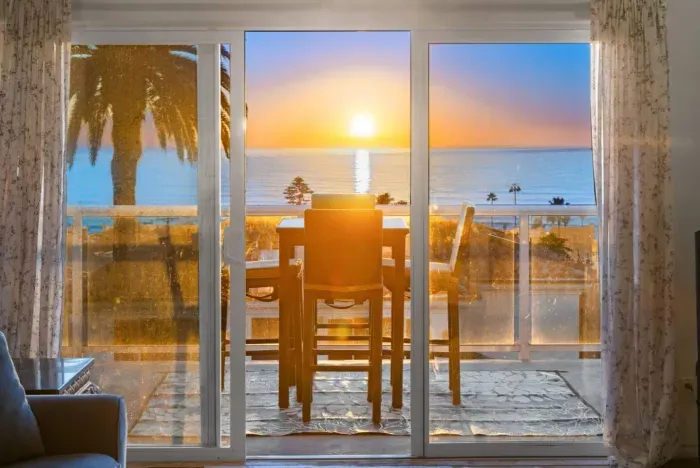 Stunning sunset views included