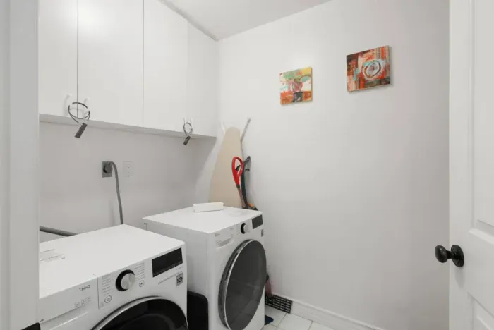 Convenient laundry area on the lower level for your comfort and ease during stay