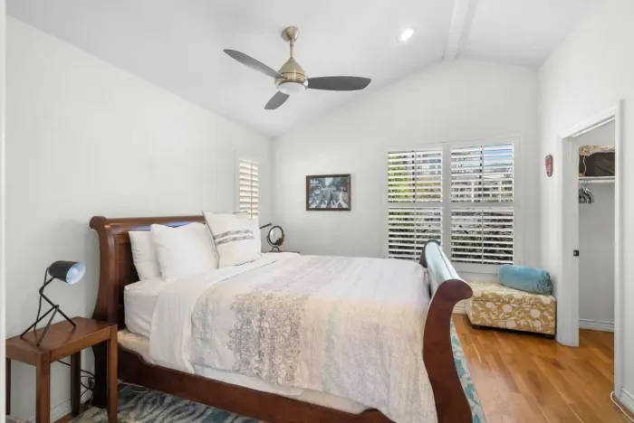 Bedroom 2 is a bright cozy bedroom retreat