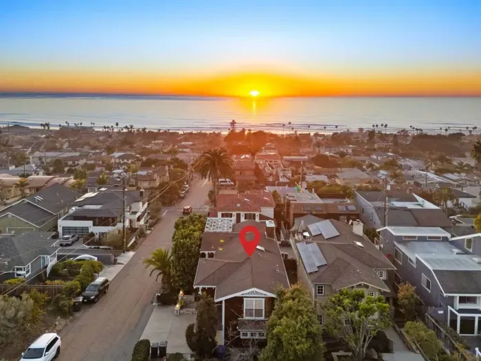 Scenic aerial seaside retreat!