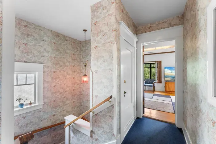 A serene upstairs residence with plenty of light.