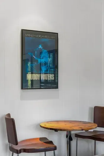 A cozy corner with vintage flair and artistic soul.