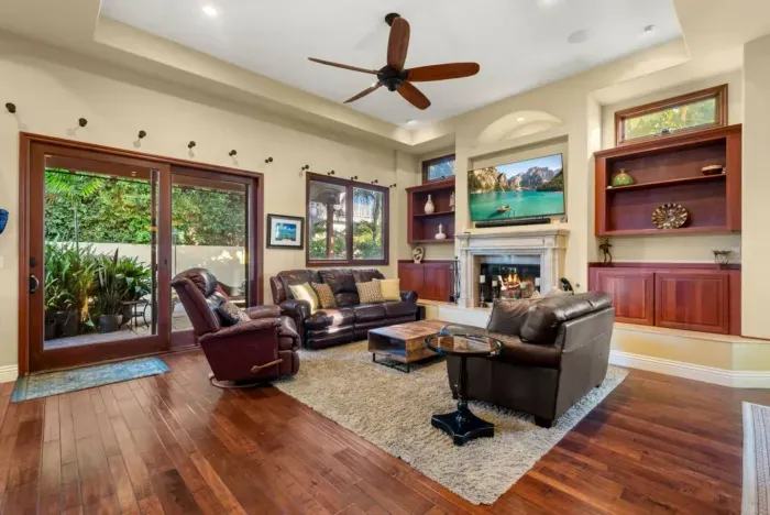 Expansive living room for comfortable gatherings.